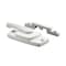Prime-Line Sash Lock, 2-1/4 in. Hole Centers, Fits Single and Double Hung Windows, Diecast, White (Single Pack) F 2768 - alternate 1